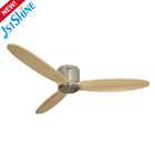 ROHS Solid Wood 52 Inch Ceiling Fan 220V With DC Motor