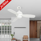White Modern Led Ceiling Fan 40 Inches Dc Motor 3 Plywood Blades