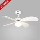 Outdoor Waterproof Ceiling Fan 4 MDF Blades Fan With Light And Remote Control