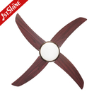 Decorative Retro Style Ceiling Fan  4 MDF Blades 48 Inches Led Ceiling Fan