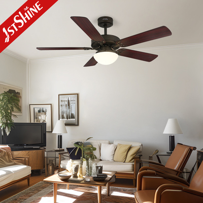 52'' Ceiling Fan With Light 6 Speed Remote Control Energy Saving