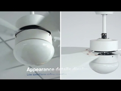 পুল চেইন স্টাইল ROHS শান্ত সিলিং ফ্যান 42 ইঞ্চি বাড়ির জন্য আলংকারিক