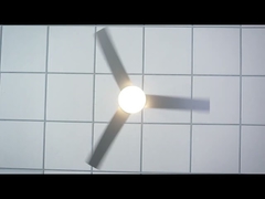 আধুনিক ডিমেবল এলইডি সিলিং ফ্যান 6 স্পিড রিমোট কন্ট্রোল 52"