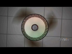 4000K 6000K প্রত্যাহারযোগ্য ব্লেড সিলিং ফ্যান চ্যান্ডেলাইয়ারের রঙ পরিবর্তন হচ্ছে