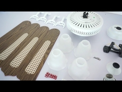 রেস্তোরাঁর জন্য ঐতিহ্যবাহী ক্লাসিক সিলিং ফ্যান 52 ইঞ্চি চ্যান্ডেলাইয়ার