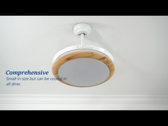 লিভিং বেডরুম রেস্তোরাঁর জন্য 3টি প্রত্যাহারযোগ্য ব্লেড 3টি হালকা রঙ পরিবর্তনকারী সিলিং ফ্যান৷