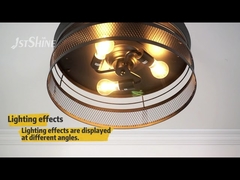 বেডরুম ETL 42 ইঞ্চি ফার্মহাউস আলো সহ অদৃশ্য সিলিং ফ্যান