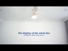 বেডরুমের রিমোট কন্ট্রোলের জন্য 3টি ব্লেড 3 গতির বিপরীতমুখী আধুনিক সিলিং ফ্যান