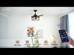 36 ইঞ্চি সিলিং ফ্যান ইস্পাত খাঁচা E27 * 3 বাল্ব retractable ব্লেড ইনডোর ইন্ডাস্ট্রিয়াল রেট্রো