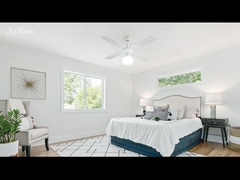 ঐতিহ্যবাহী 35W সজ্জিত সিলিং ফ্যান টান চেইন 4 বেডরুমের জন্য এমডিএফ ব্লেড