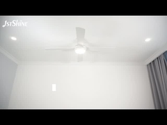 ডিসি মোটর 6 স্পিড রিমোট কন্ট্রোল সাদা সিলিং ফ্যান 4 MDF ব্লেড সহ