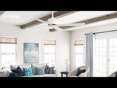 হোয়াইট এয়ার কুলিং ইন্ডাস্ট্রিয়াল সিলিং ফ্যান 5 স্পিড পছন্দ উচ্চ বায়ু ভলিউম