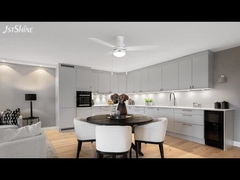 হালকা টান চেইন এসি মোটর সহ 48 ইঞ্চি আধুনিক সাদা সিলিং ফ্যান