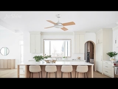 36 ইঞ্চি ছোট সিলিং ফ্যান সঙ্গে এমডিএফ ফলক এসি মোটর জন্য কিডস রুম