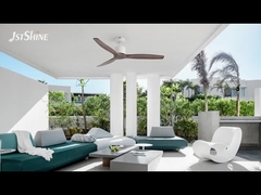 রিমোট কন্ট্রোল সহ ডিসি সিলিং ফ্যান সলিড কাঠের ব্লেড উচ্চ গতির