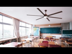 অফিসের জন্য অ্যালুমিনিয়াম ব্লেড উচ্চ বায়ু ভলিউম সঙ্গে মেটাল সিলিং ফ্যান