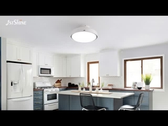 ১৮-ইঞ্চি ব্লেডবিহীন সিলিং ফ্যান লাইটের সাথে – ডিসি মোটর, বেডরুমের জন্য লো-প্রোফাইল ডিজাইন