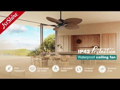 ৫২ ইঞ্চি ট্রপিকাল সিলিং ফ্যান ৫ এবিএস ব্লেড ডিসি মোটর কোন অভ্যন্তর জন্য পারফেক্ট একটি ট্রপিকাল স্পর্শ খুঁজছেন