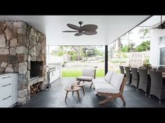 ক্রান্তীয়-অনুপ্রাণিত ডিজাইন ৫২ ইঞ্চি ডিসি মোটর সিলিং ফ্যান, ৫টি এবিএস ব্লেড সহ