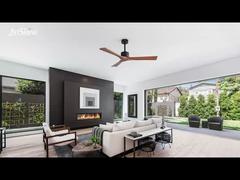 ৫২'' সলিড কাঠের সিলিং ফ্যান, প্রাকৃতিক শোভা ও শক্তিশালী ডিসি মোটর