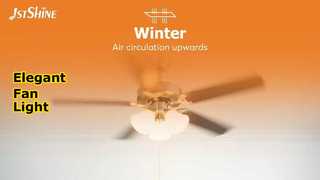 52 ইঞ্চি ইউরোপীয় স্টাইল সিলিং ফ্যান আলো সহ