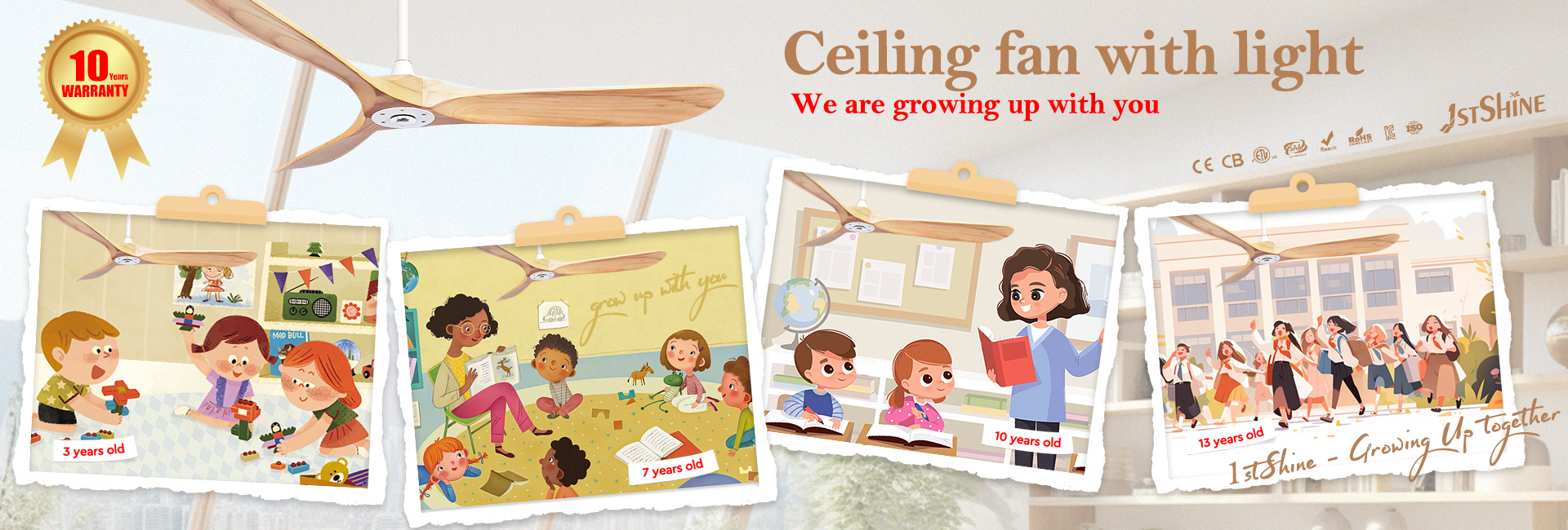 গুণ রিমোট LED সিলিং ফ্যান কারখানা