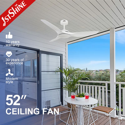 ভালো দাম ৫২ ইঞ্চি সাদা সিলিং ফ্যান লাইট বিহীন এবিএস ব্লেড স্মার্ট অ্যাপ কন্ট্রোল অনলাইন