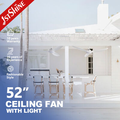 ভালো দাম এবিএস ব্লেড এবং ইন্টিগ্রেটেড এলইডি লাইট সহ 52 ইঞ্চি আধুনিক সিলিং ফ্যান অনলাইন