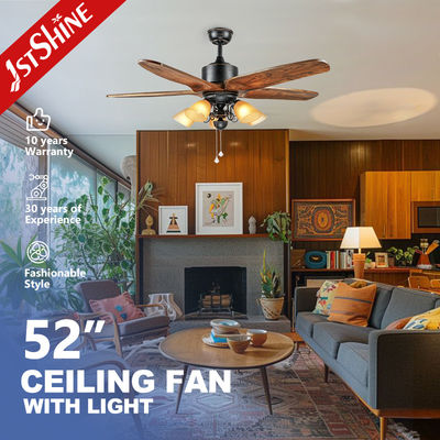 ভালো দাম ই এম এনার্জি সেভিং পুল স্যুইচিং সিলিং ফ্যান 5 কাঠের ব্লেড সহ অনলাইন