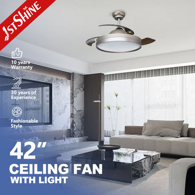 ভালো দাম আধুনিক 35W LED retractable Ceiling Fan Light Dimmable ABS Blades আধুনিক 35W LED retractable Ceiling Fan Light ডিমমেবল এবিএস ব্লেড অনলাইন