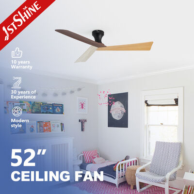 গুণ Flush Mount ABS Blade Ceiling Fan With DC Motor Smart APP Control For Living Room কারখানা