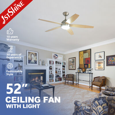 ভালো দাম 52-inch Modern Ceiling Fan with Silent DC Motor and Reversible Airflow - LED Light and Remote Control অনলাইন